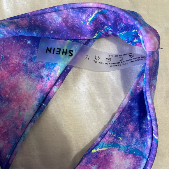 SHEIN Galaxy Print Cheeky Bikini Size M - Picture 3 of 4